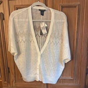 Chelsea & Theodore Cream Knit Cardigan